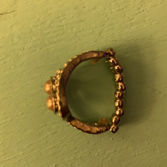Adjustable pearl ring - Picture 2 of 4